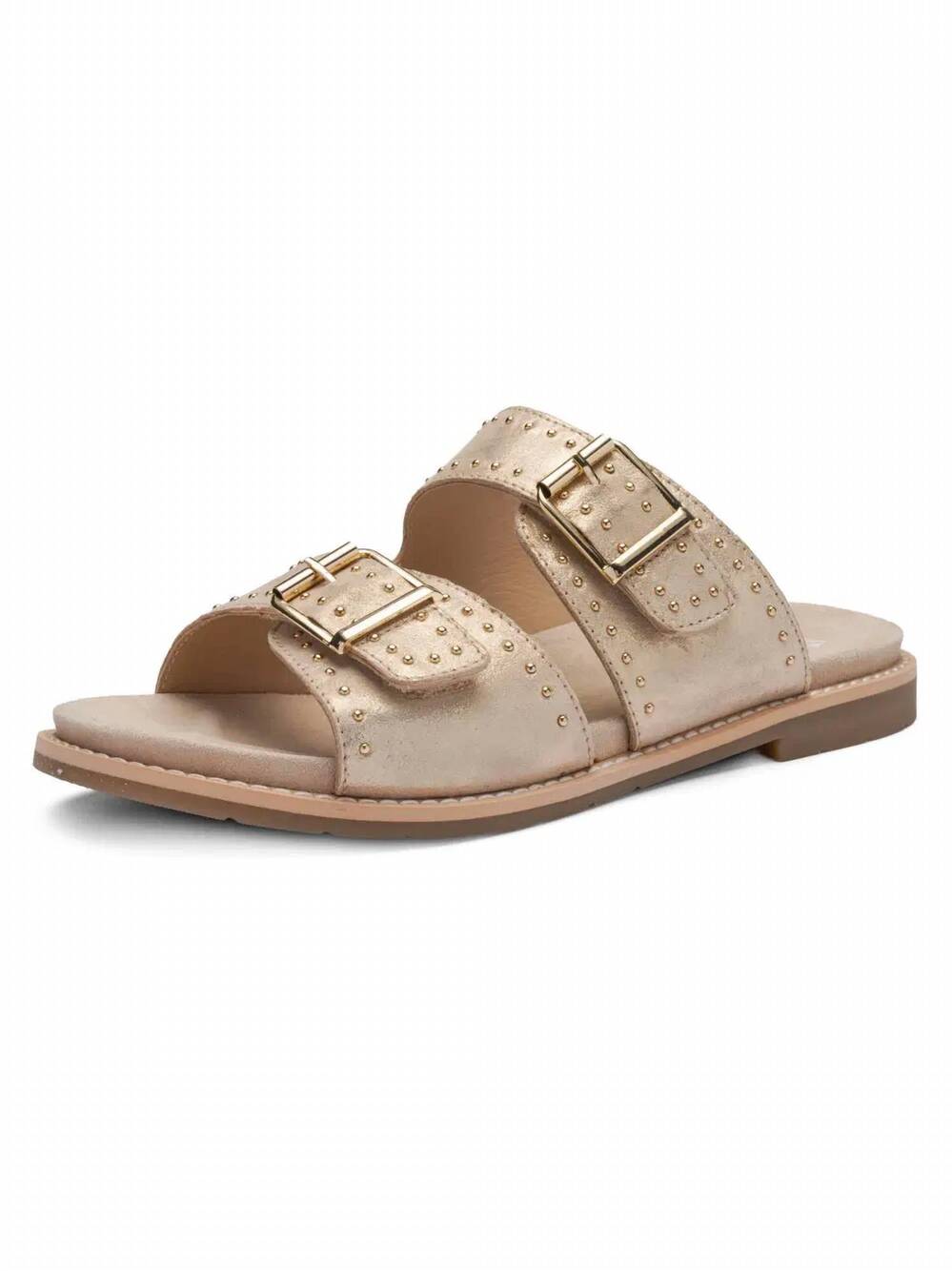 NEW ARA women's mules elm sandals in shell